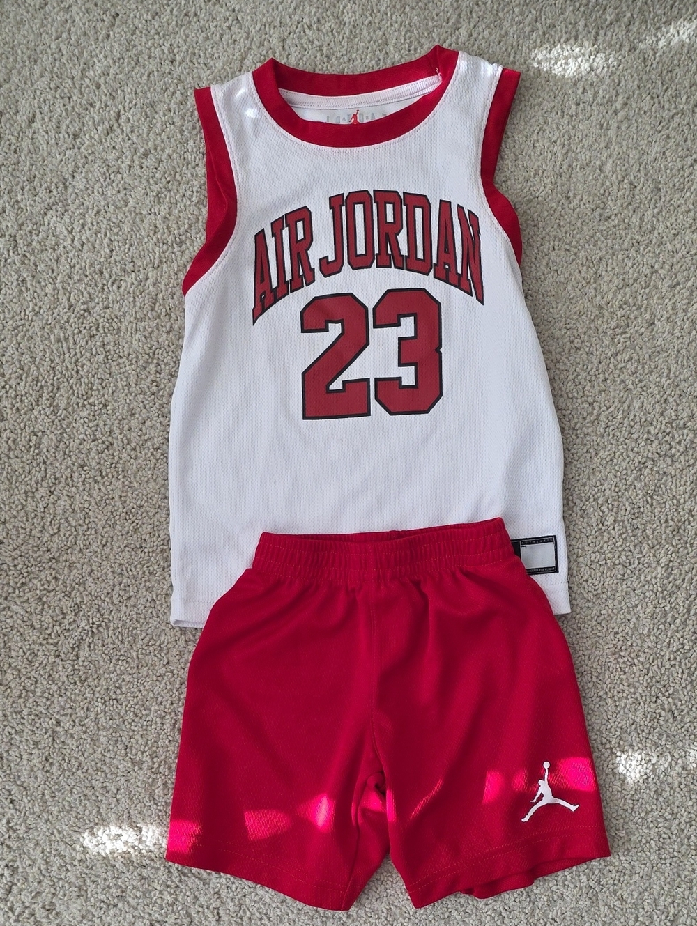4-5 Yrs Jordan Basketball Jersey Set